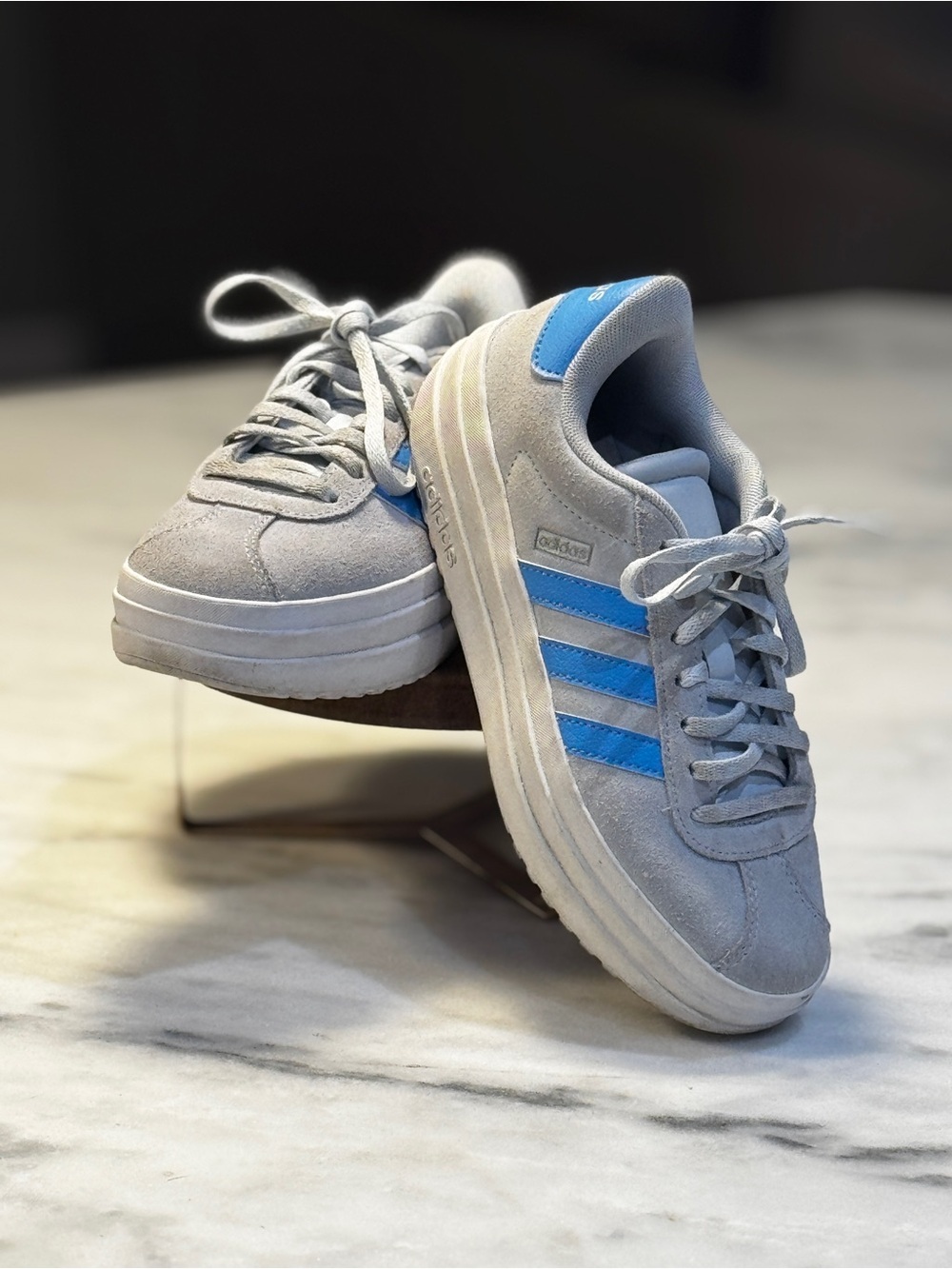 ADIDAS VL COURT BOLD SHOES KIDS Youth  size 3.5